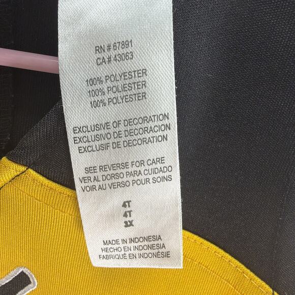 NFL Pittsburgh Steelers Girls Cheerleader Cheer Captain Dress Size 4T Toddler - Picture 6 of 7